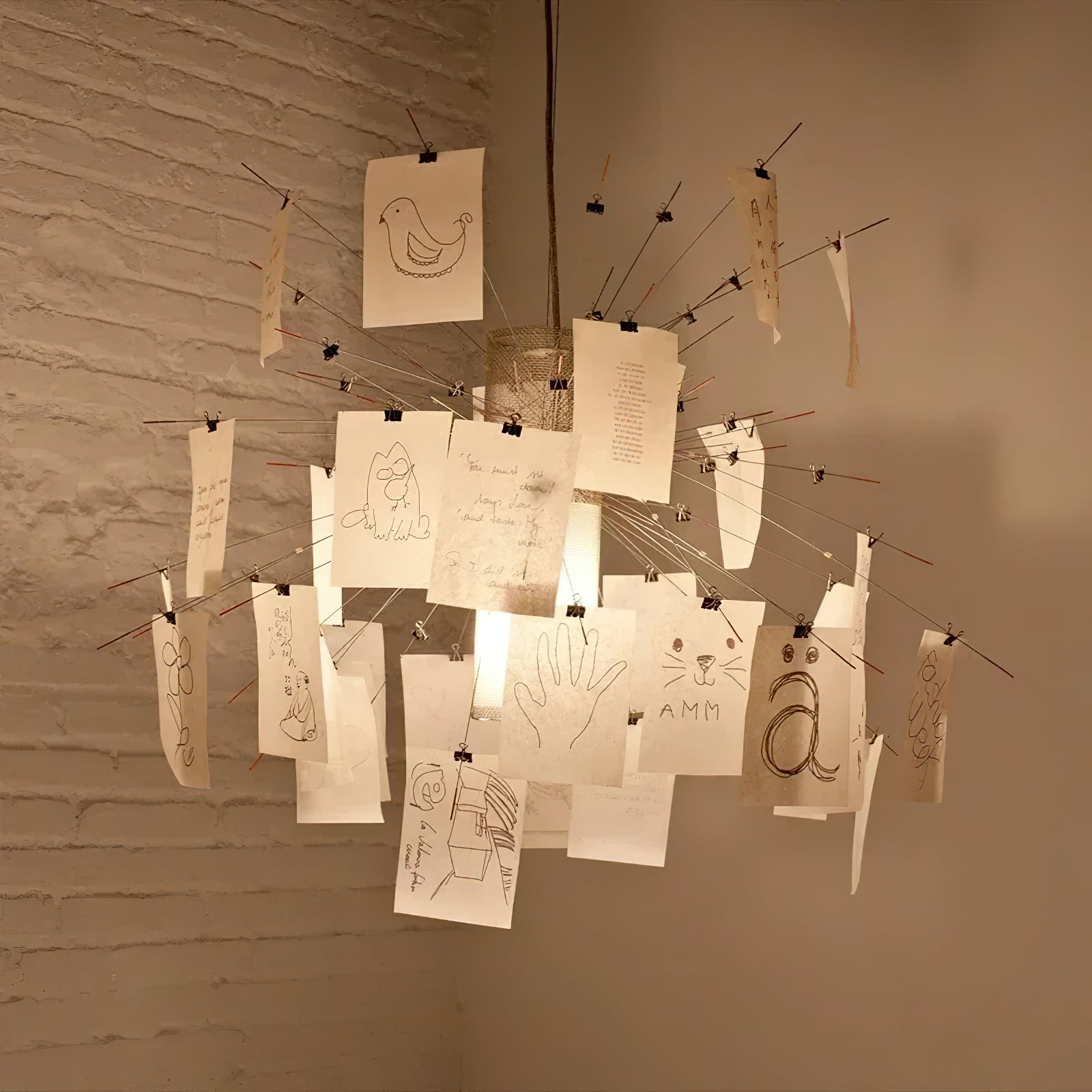 Ortheen Moderner Kronleuchter aus Papier-Las Sola