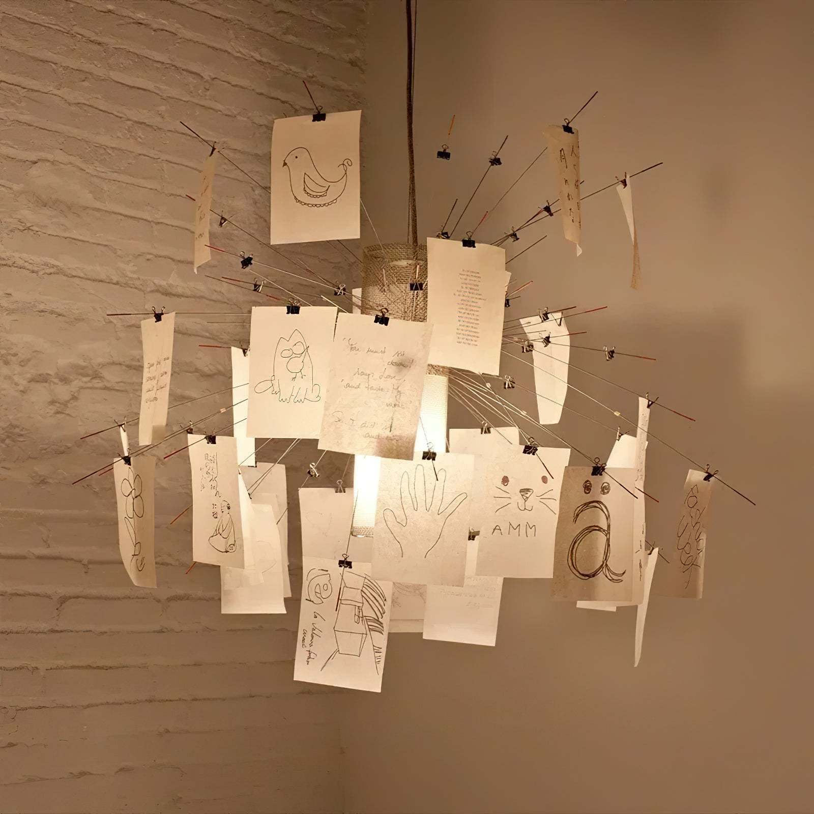 Ortheen Moderner Kronleuchter aus Papier-Las Sola