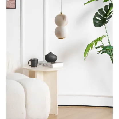 Jade Stilvoll Rund Metall Alabaster Pendelleuchte Licht Schirme Schlafzimmer