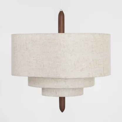 Renée Modern Kieselstein Textil Pendelleuchte Licht Schlafzimmer Esszimmer
