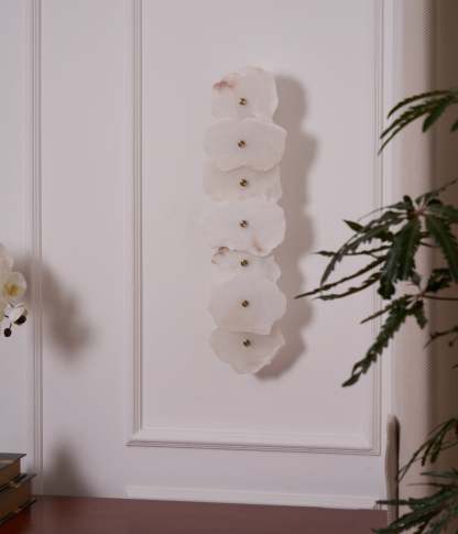 Alaeila Blumenbukett Alabaster Wandleuchte-Las Sola