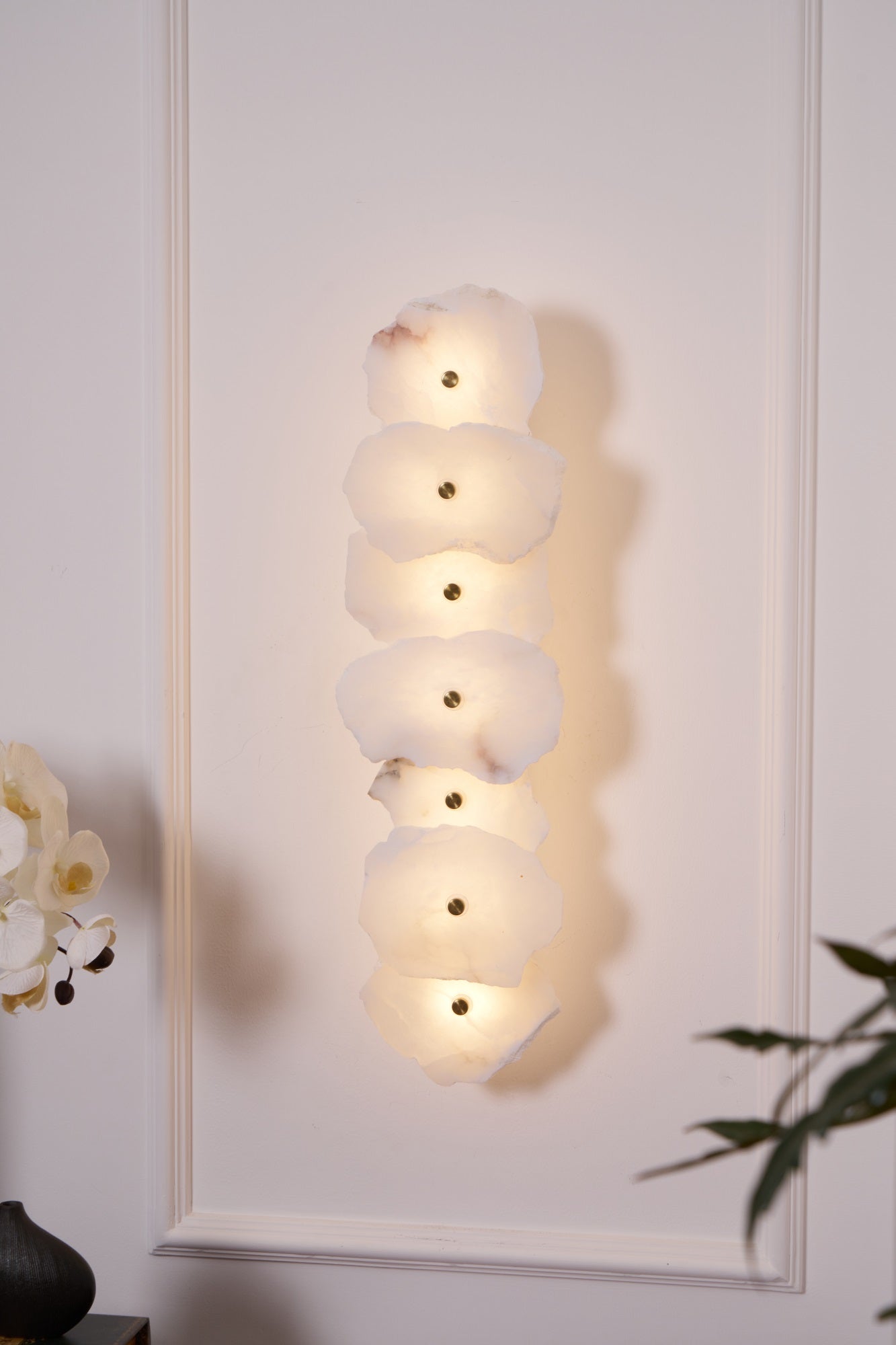 Alaeila Blumenbukett Alabaster Wandleuchte-Las Sola