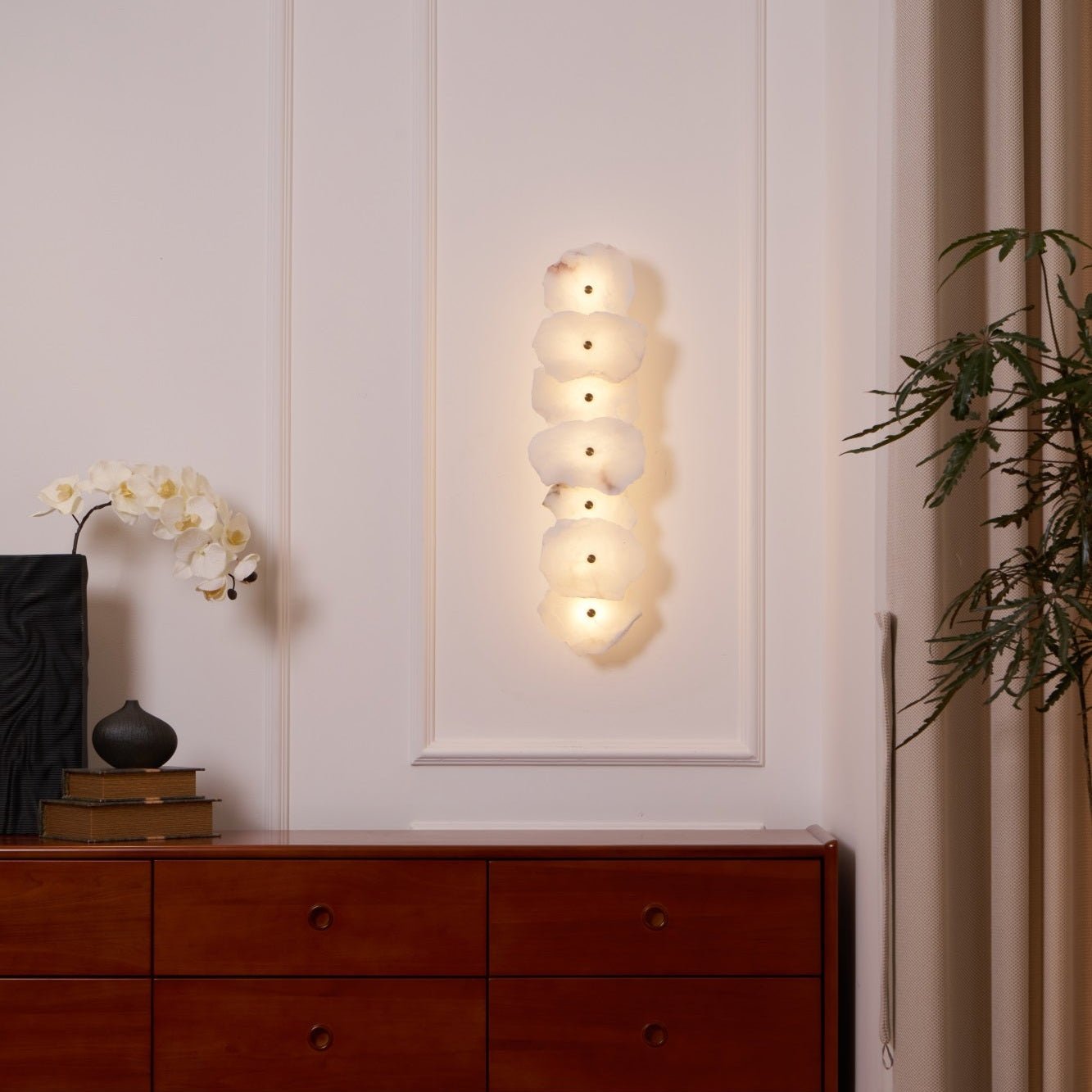 Alaeila Blumenbukett Alabaster Wandleuchte-Las Sola