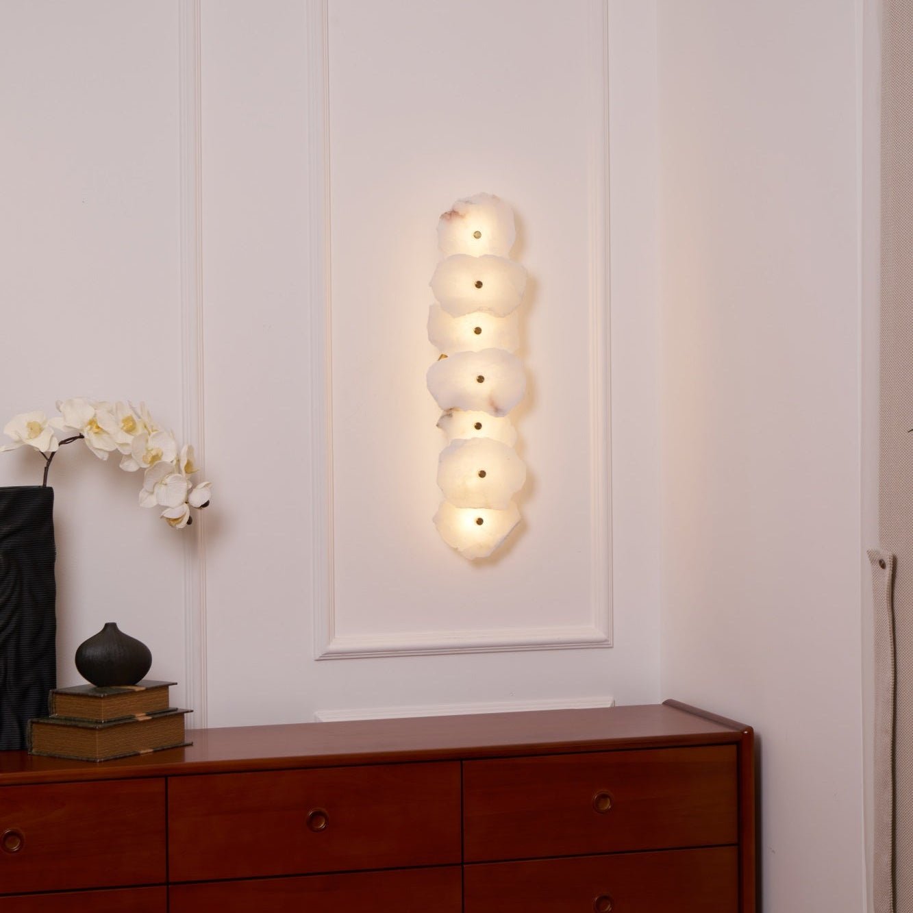 Alaeila Blumenbukett Alabaster Wandleuchte-Las Sola