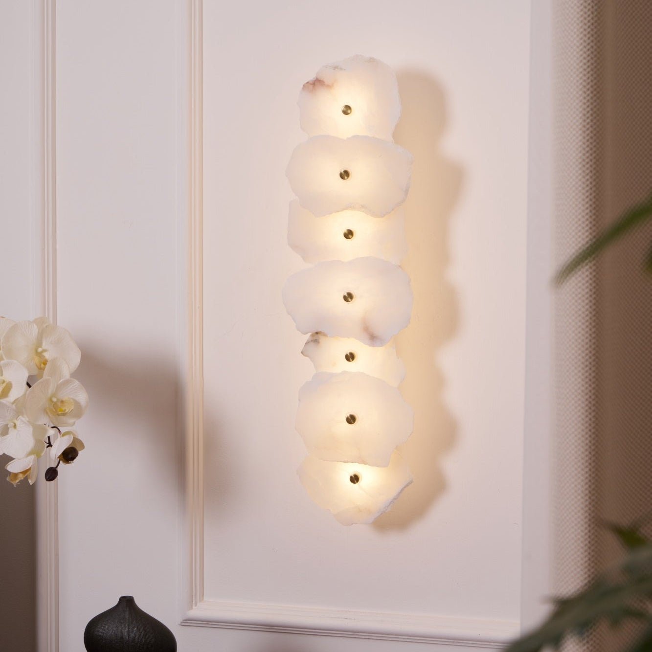 Alaeila Blumenbukett Alabaster Wandleuchte-Las Sola