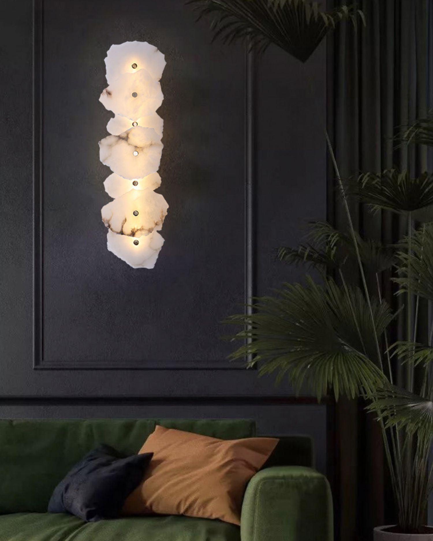 Alaeila Blumenbukett Alabaster Wandleuchte-Las Sola