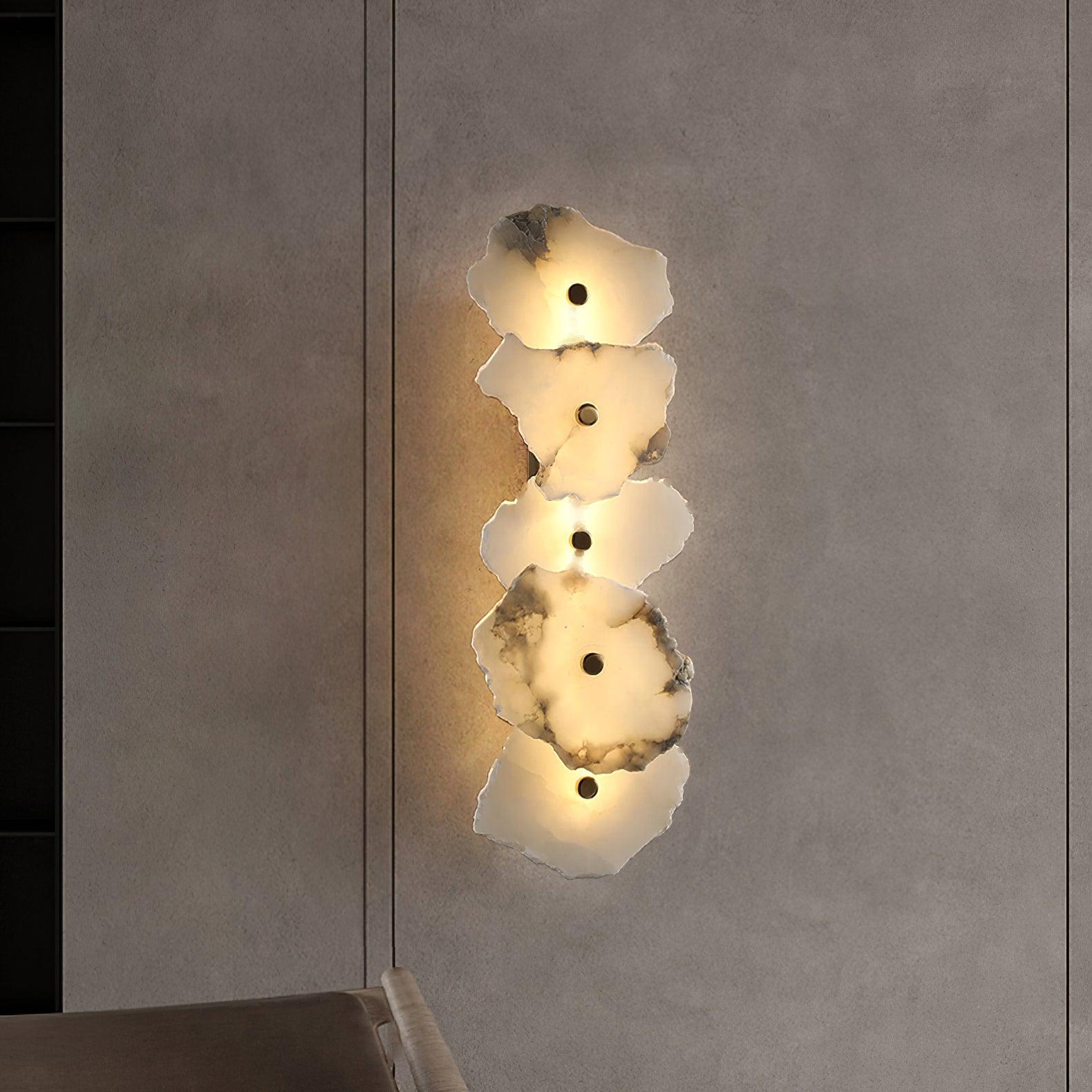 Alaeila Blumenbukett Alabaster Wandleuchte-Las Sola