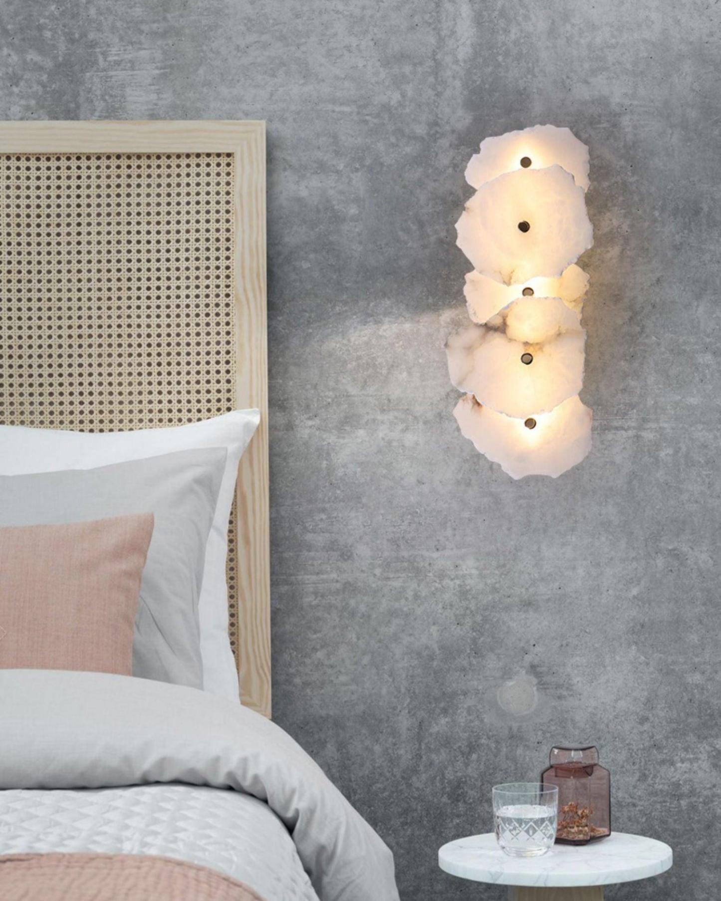 Alaeila Blumenbukett Alabaster Wandleuchte-Las Sola