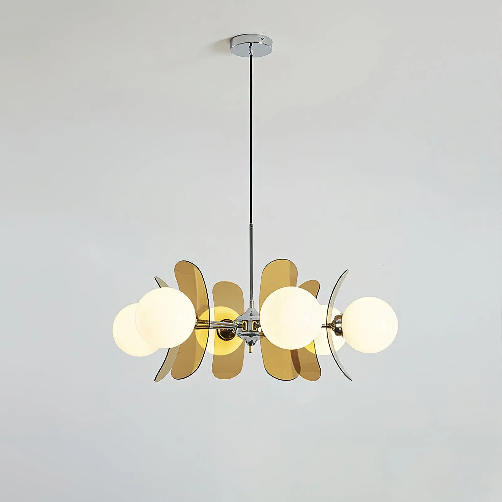 Valentina Modern Metal Glass Pendant Light Bedroom Living Room