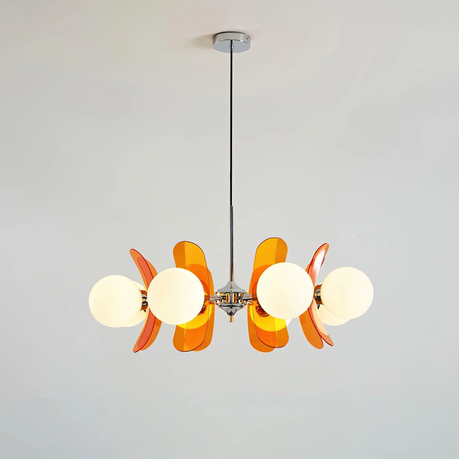 Valentina Modern Metal Glass Pendant Light Bedroom Living Room