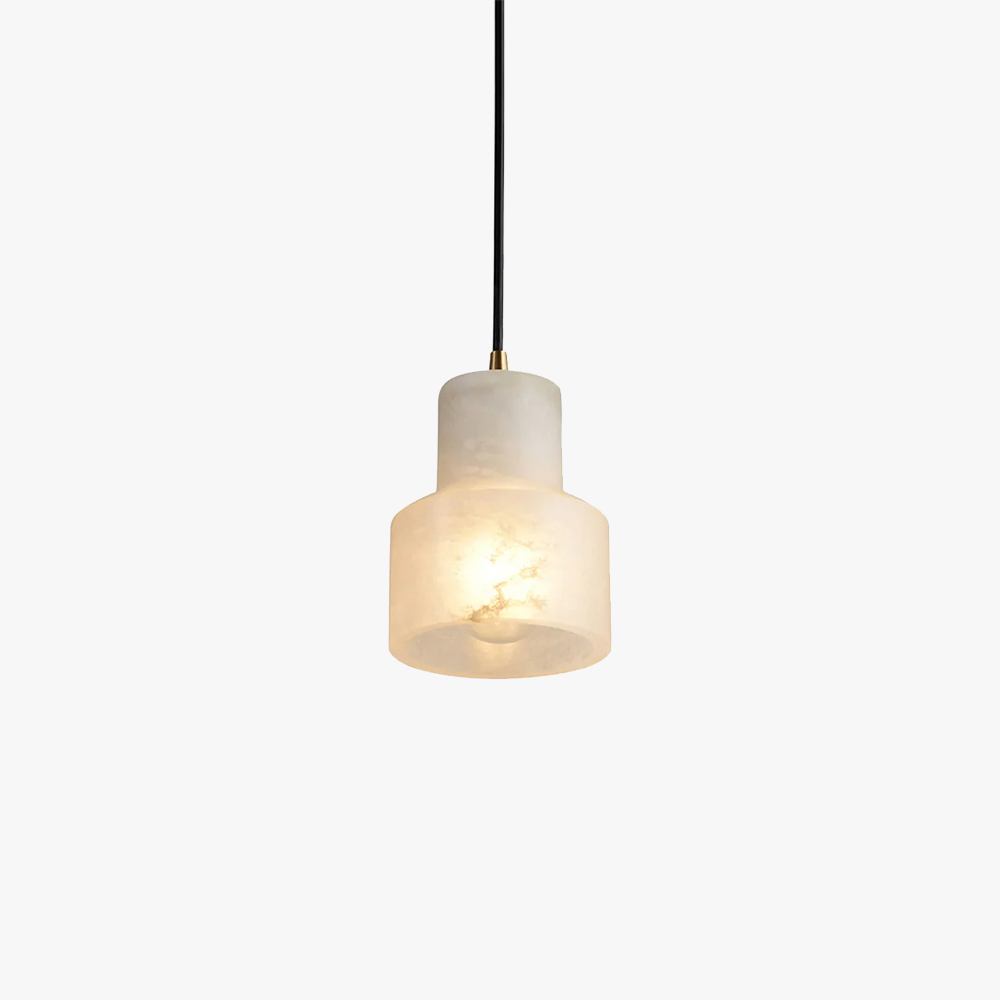 Ozawa Modern Round Metal Resin Pendant Light Bedroom Dining Room