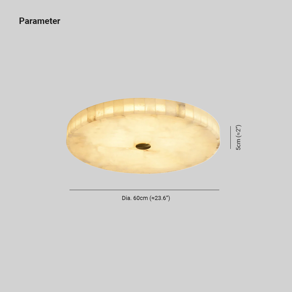 Byers Modern Minimalism LED Round Ceiling Lamp Metal  Resin Bedroom  Dining Room