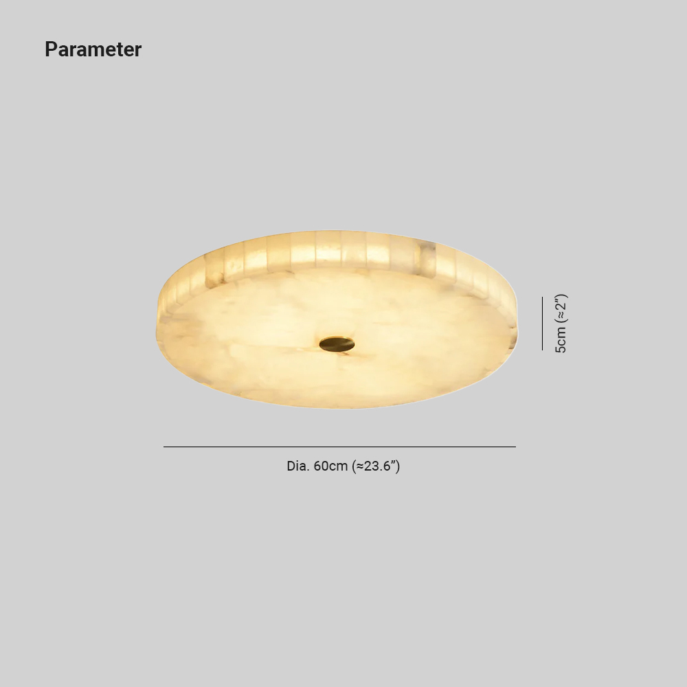 Byers Modern Minimalism LED Round Ceiling Lamp Metal Resin Bedroom Dining Room