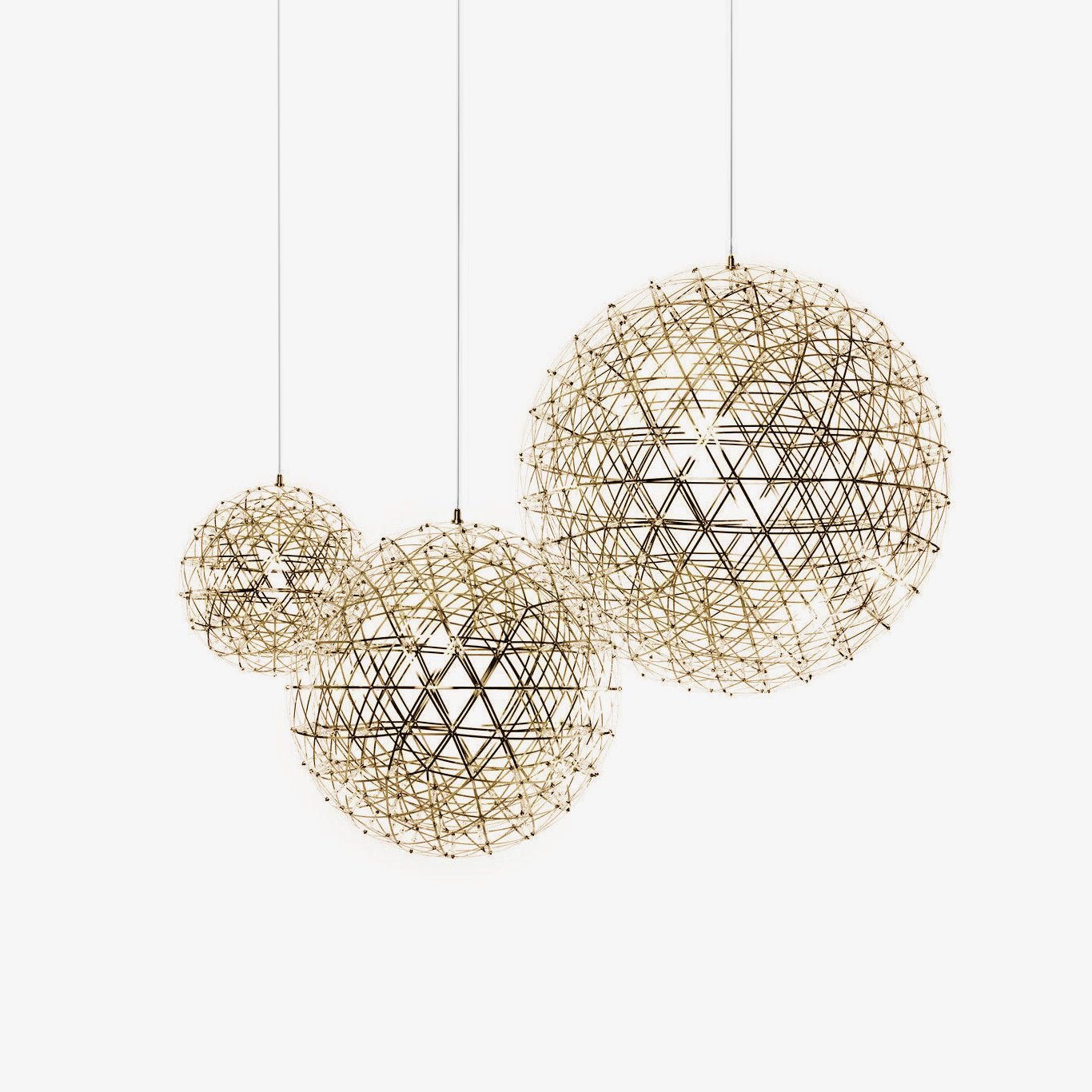 Ivthayra Postmodern Luxus Kugel Gold Pendelleuchte Leuchte-Las Sola