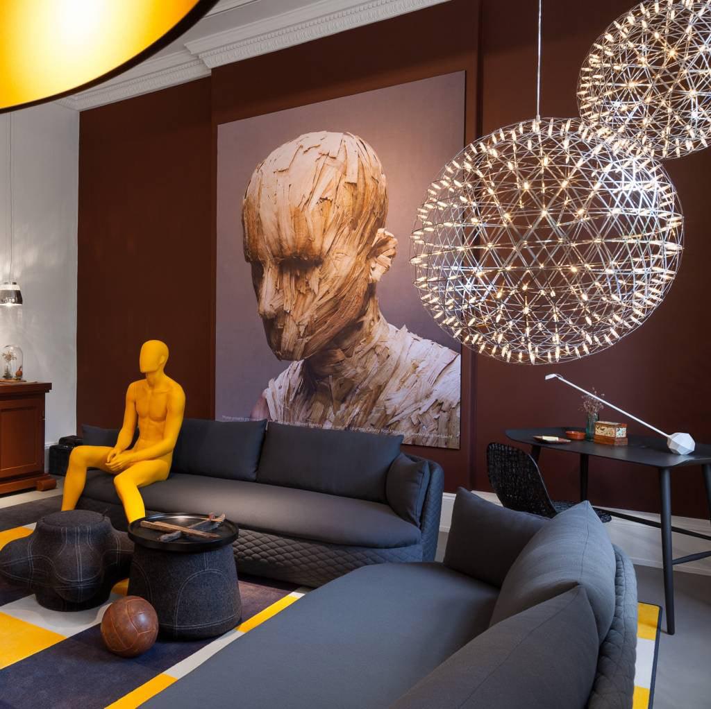 Ivthayra Postmodern Luxus Kugel Gold Pendelleuchte Leuchte-Las Sola