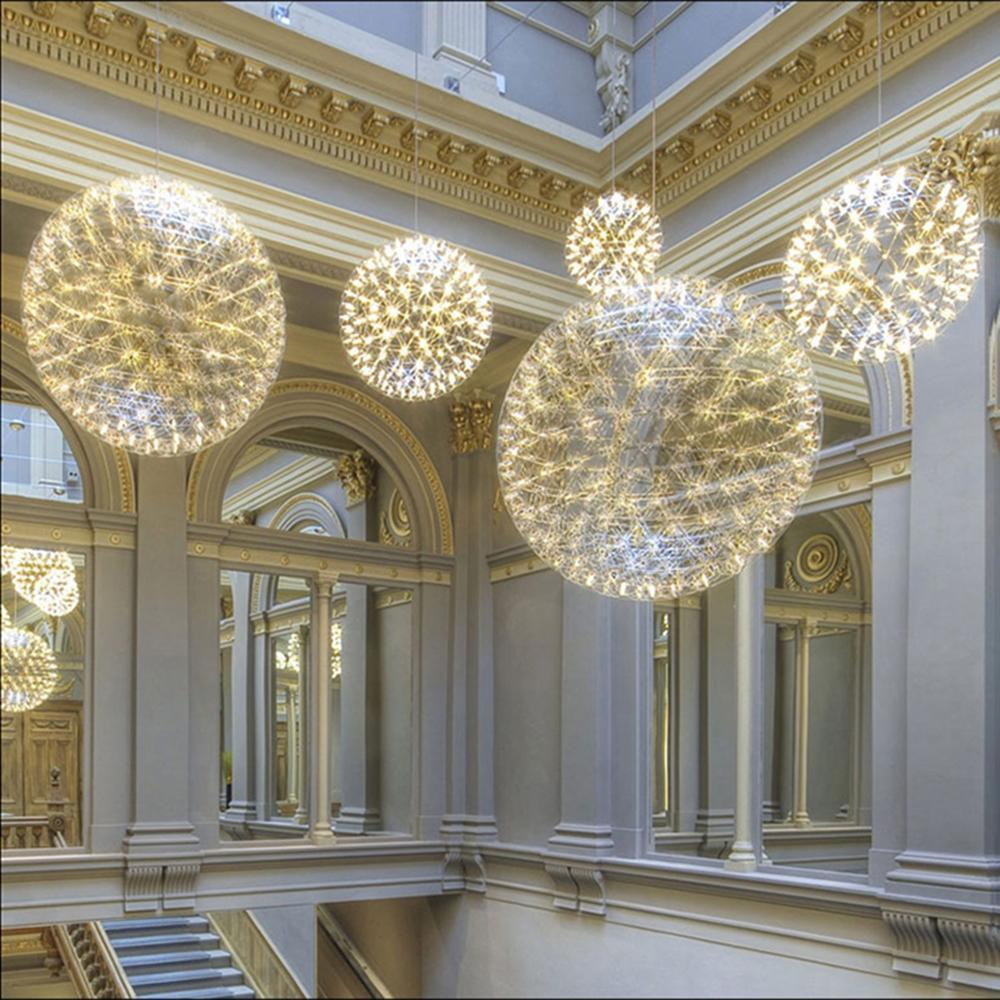 Ivthayra Postmodern Luxus Kugel Gold Pendelleuchte Leuchte-Las Sola