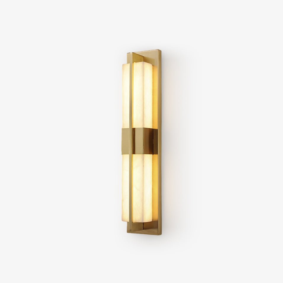 Caspian Alabaster Messing Wandleuchte-Las Sola