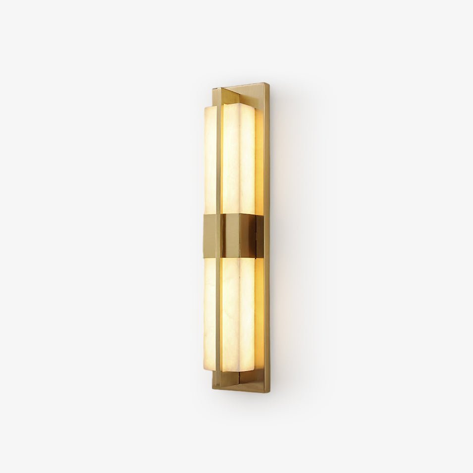 Caspian Alabaster Messing Wandleuchte-Las Sola