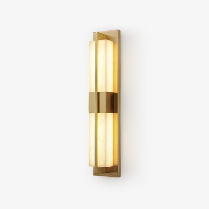 Caspian Alabaster Messing Wandleuchte-Las Sola
