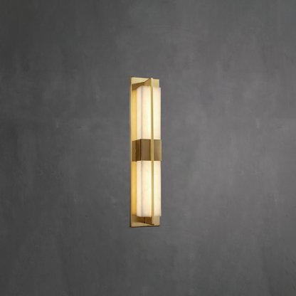 Caspian Alabaster Messing Wandleuchte-Las Sola