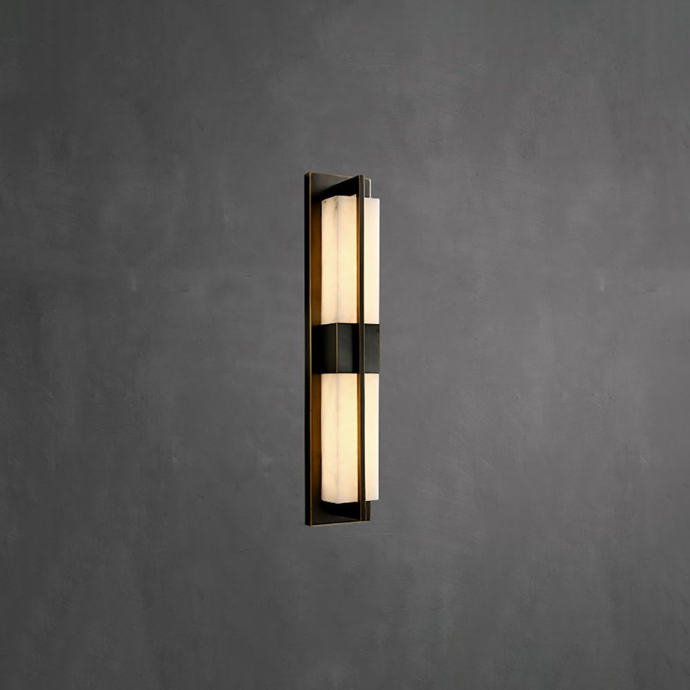 Caspian Alabaster Messing Wandleuchte-Las Sola