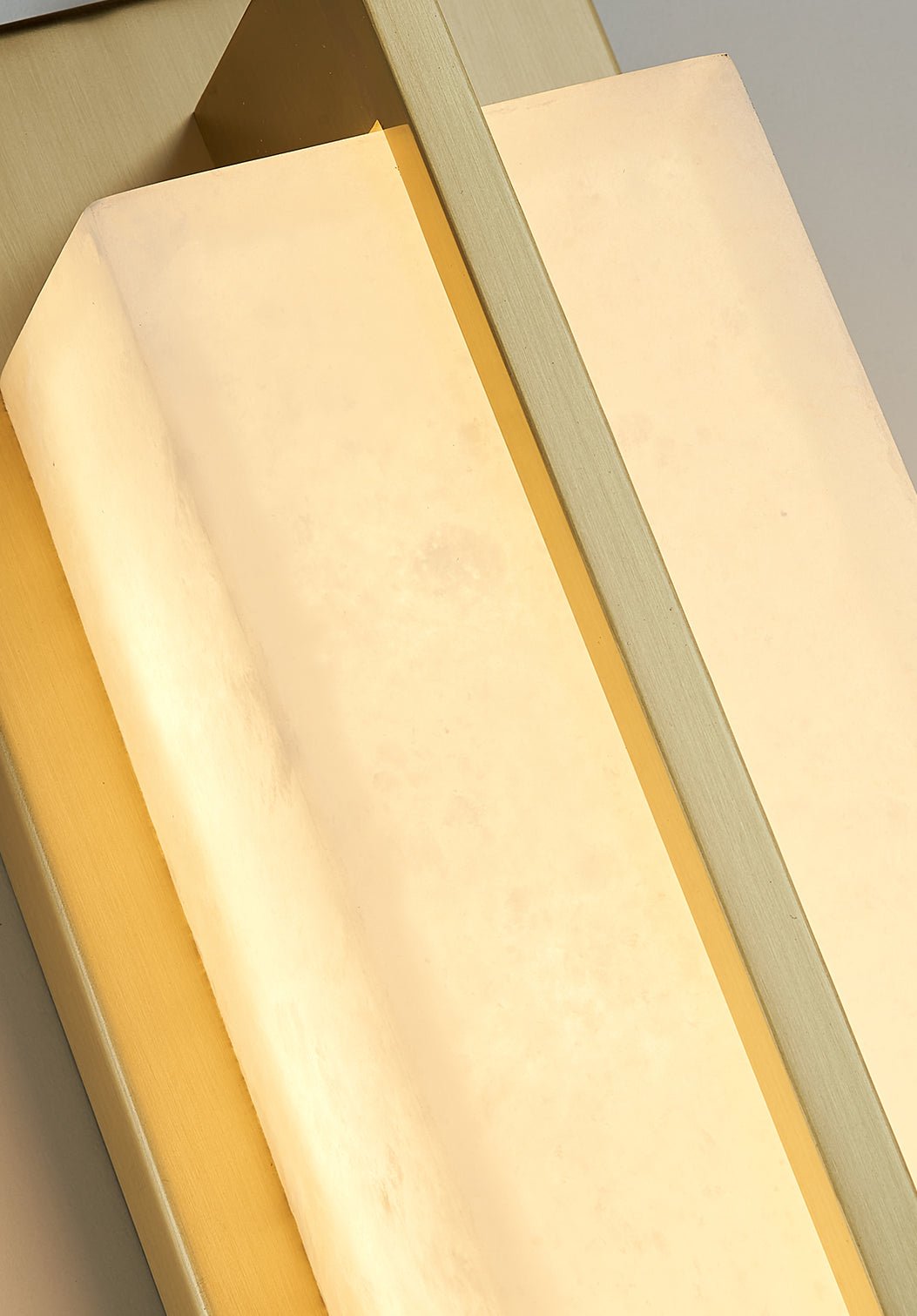 Caspian Alabaster Messing Wandleuchte-Las Sola