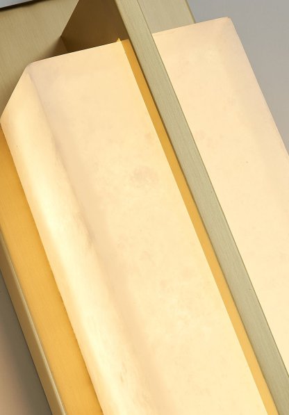 Caspian Alabaster Messing Wandleuchte-Las Sola