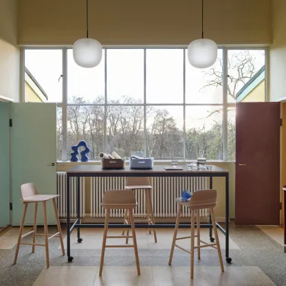 Hailie Modern Round Metal Glass Pendant Light Bedroom Dining Room