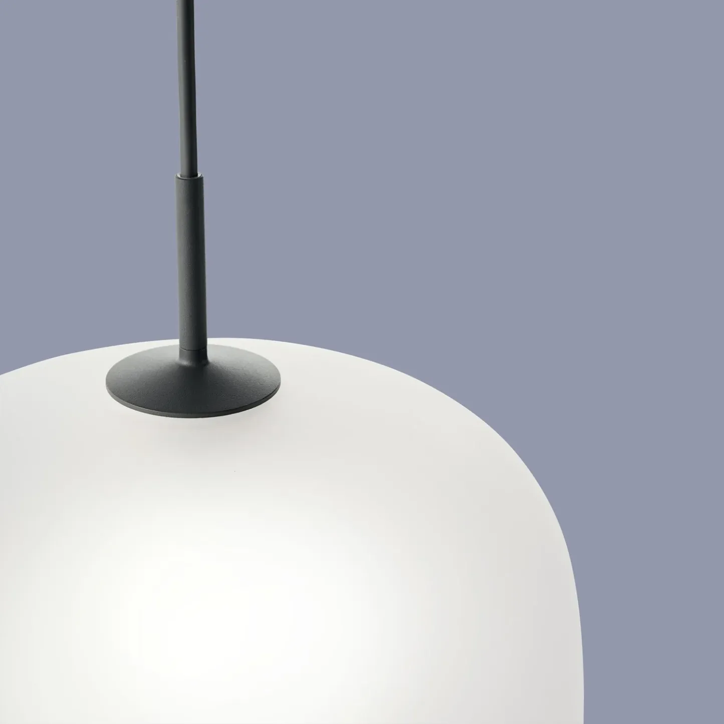 Hailie Modern Round Metal Glass Pendant Light Bedroom Dining Room