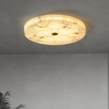 Byers Modern Minimalism LED Round Ceiling Lamp Metal  Resin Bedroom  Dining Room