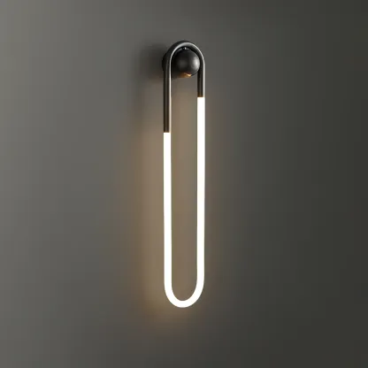 Meza Modern LED Metall Acryl Wandleuchte Schlafzimmer Wohnzimmer Flur