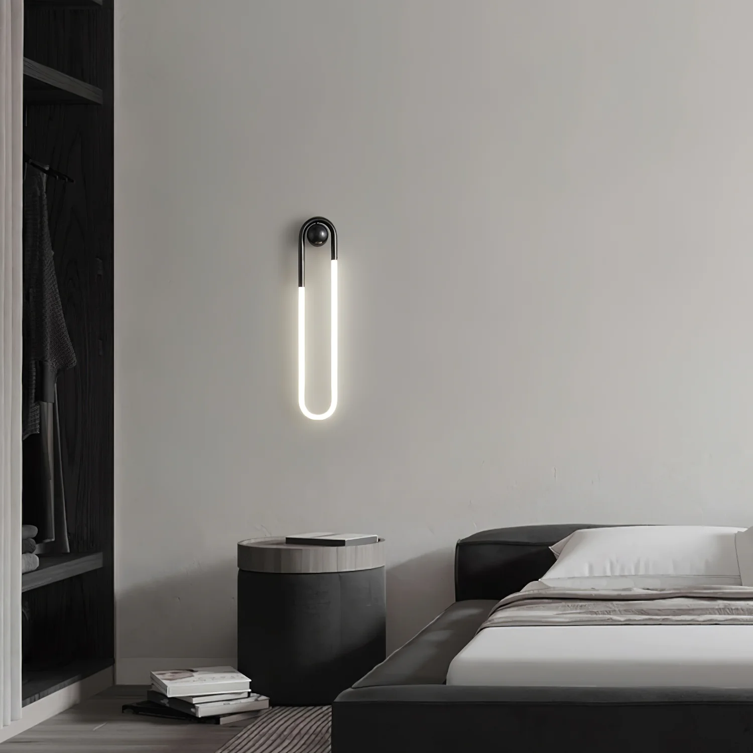Meza Modern LED Metall Acryl Wandleuchte Schlafzimmer Wohnzimmer Flur