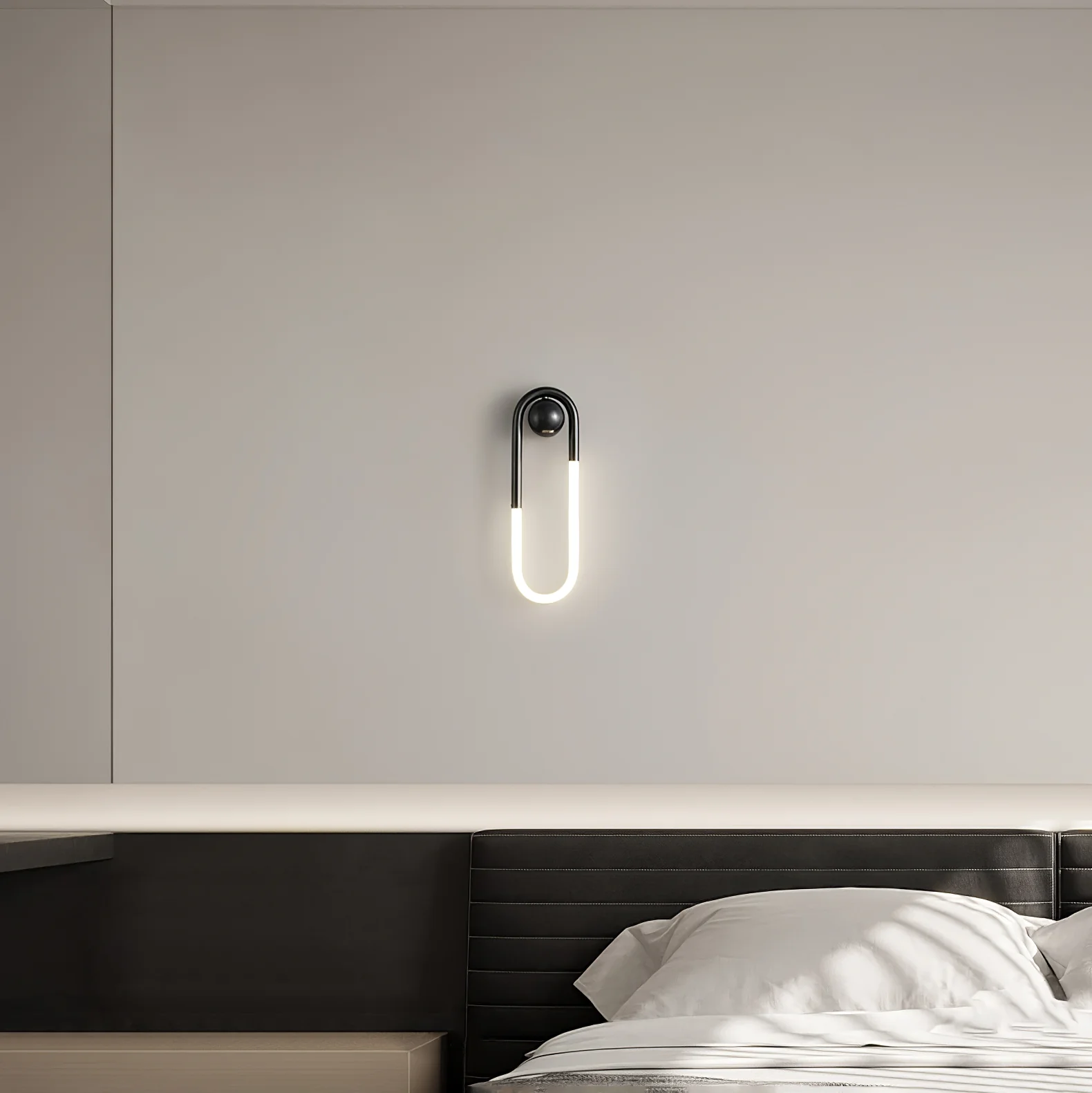 Meza Modern LED Metall Acryl Wandleuchte Schlafzimmer Wohnzimmer Flur