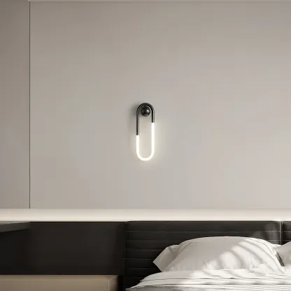 Meza Modern LED Metall Acryl Wandleuchte Schlafzimmer Wohnzimmer Flur