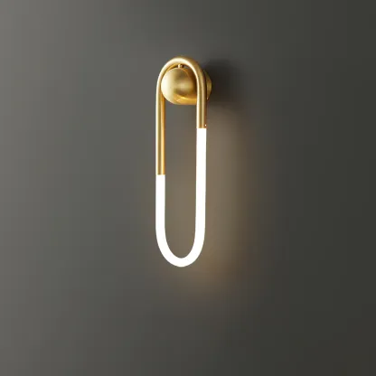 Meza Modern LED Metall Acryl Wandleuchte Schlafzimmer Wohnzimmer Flur