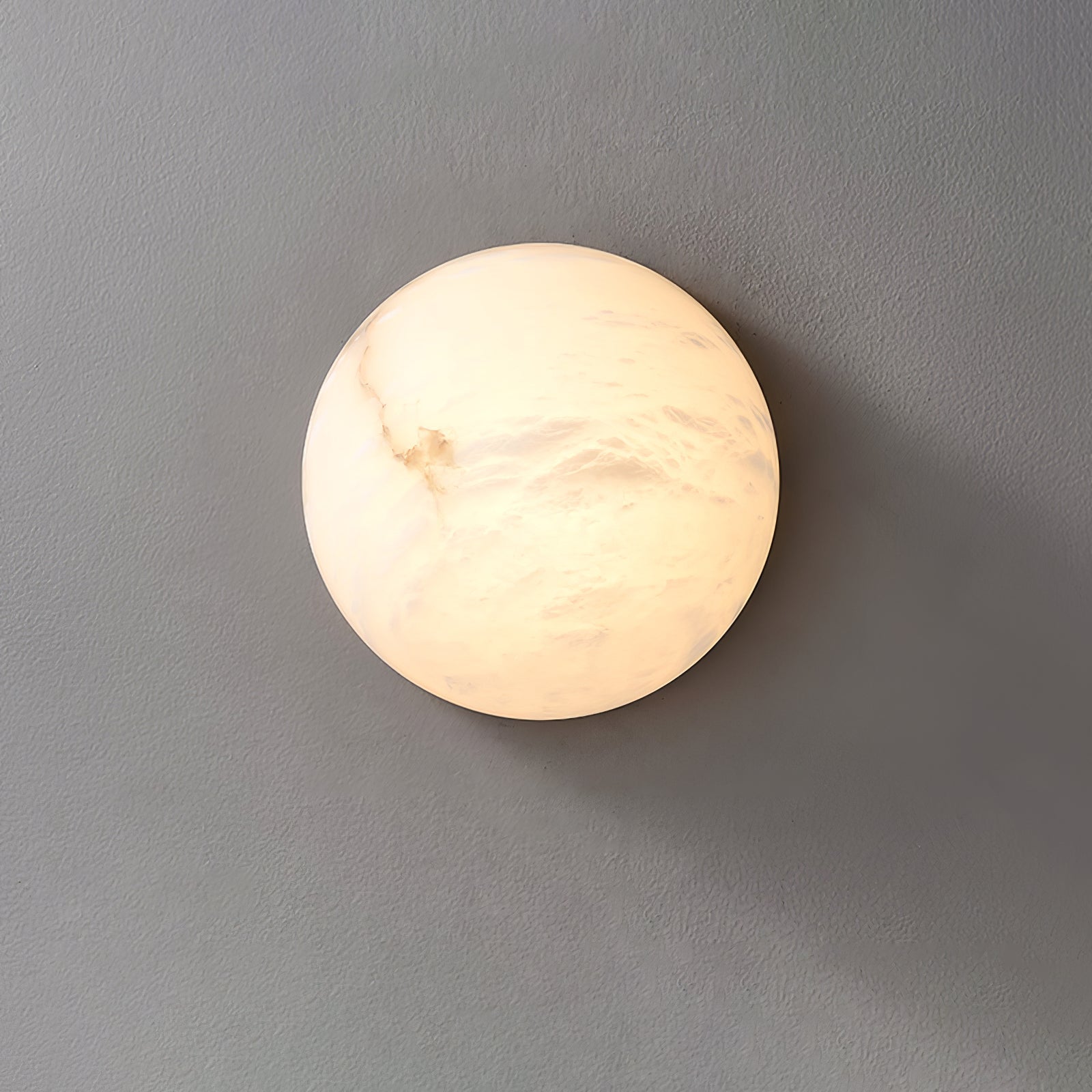 Visoliel Minimalistisch Alabaster Deckenleuchte Wandleuchte-Las Sola