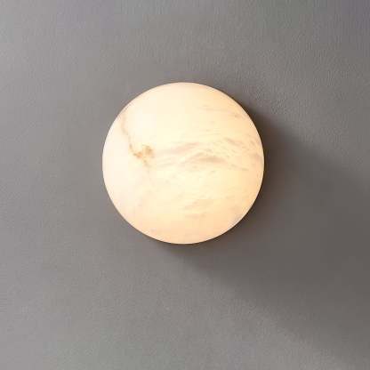 Visoliel Minimalistisch Alabaster Deckenleuchte Wandleuchte-Las Sola