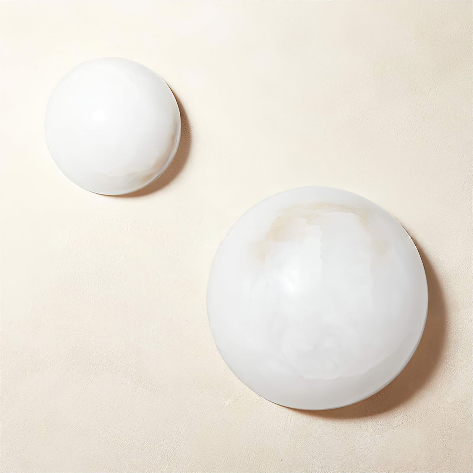 Visoliel Minimalistisch Alabaster Deckenleuchte Wandleuchte-Las Sola