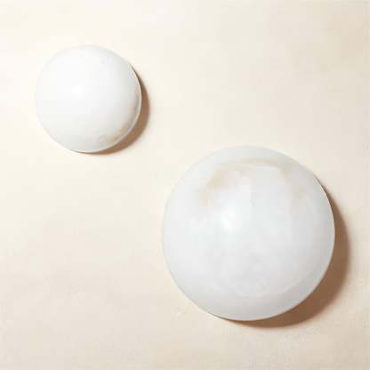 Visoliel Minimalistisch Alabaster Deckenleuchte Wandleuchte-Las Sola