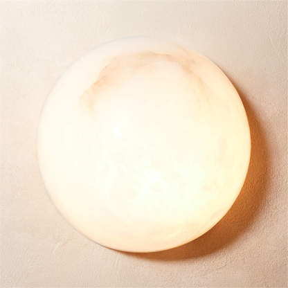 Visoliel Minimalistisch Alabaster Deckenleuchte Wandleuchte-Las Sola