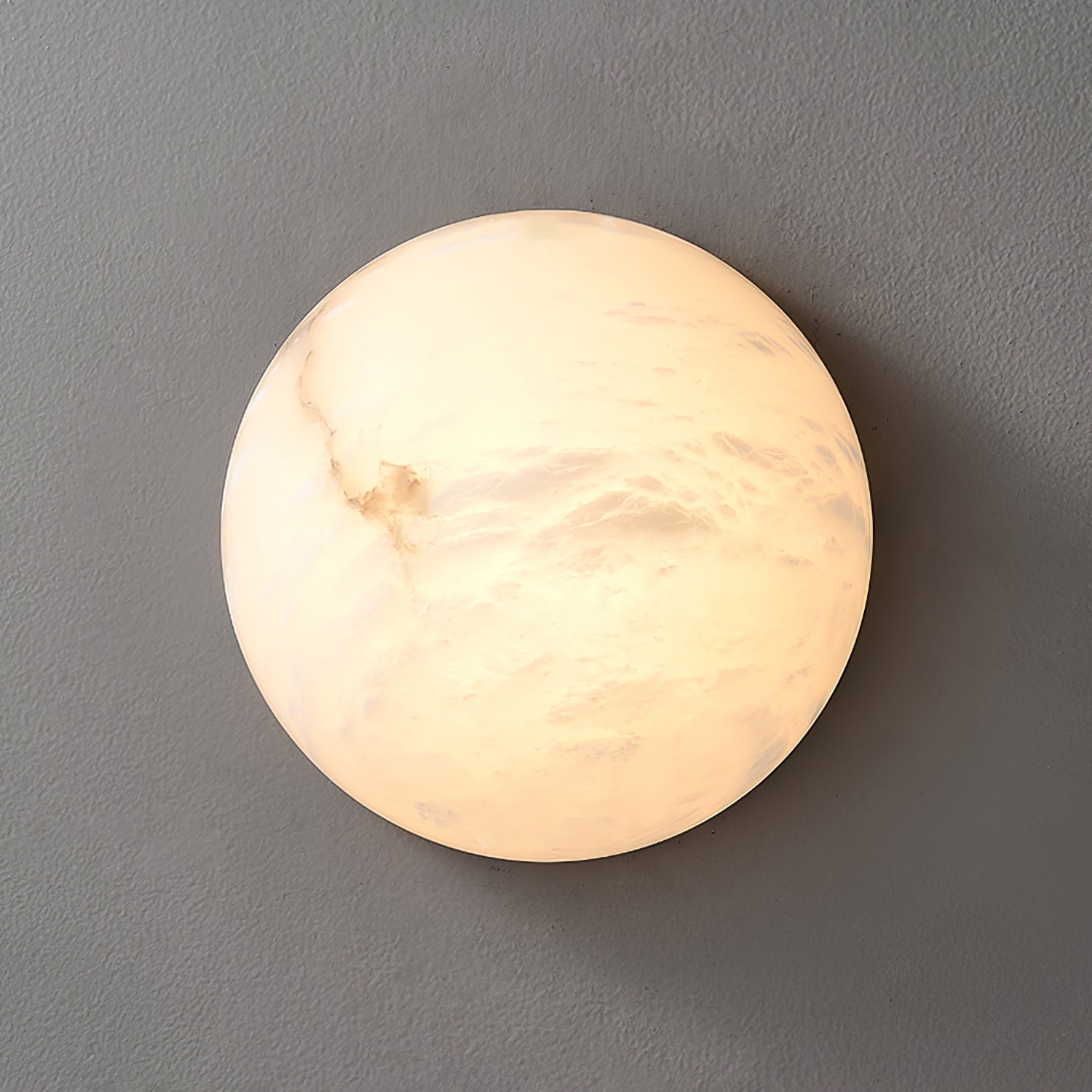 Visoliel Minimalistisch Alabaster Deckenleuchte Wandleuchte-Las Sola