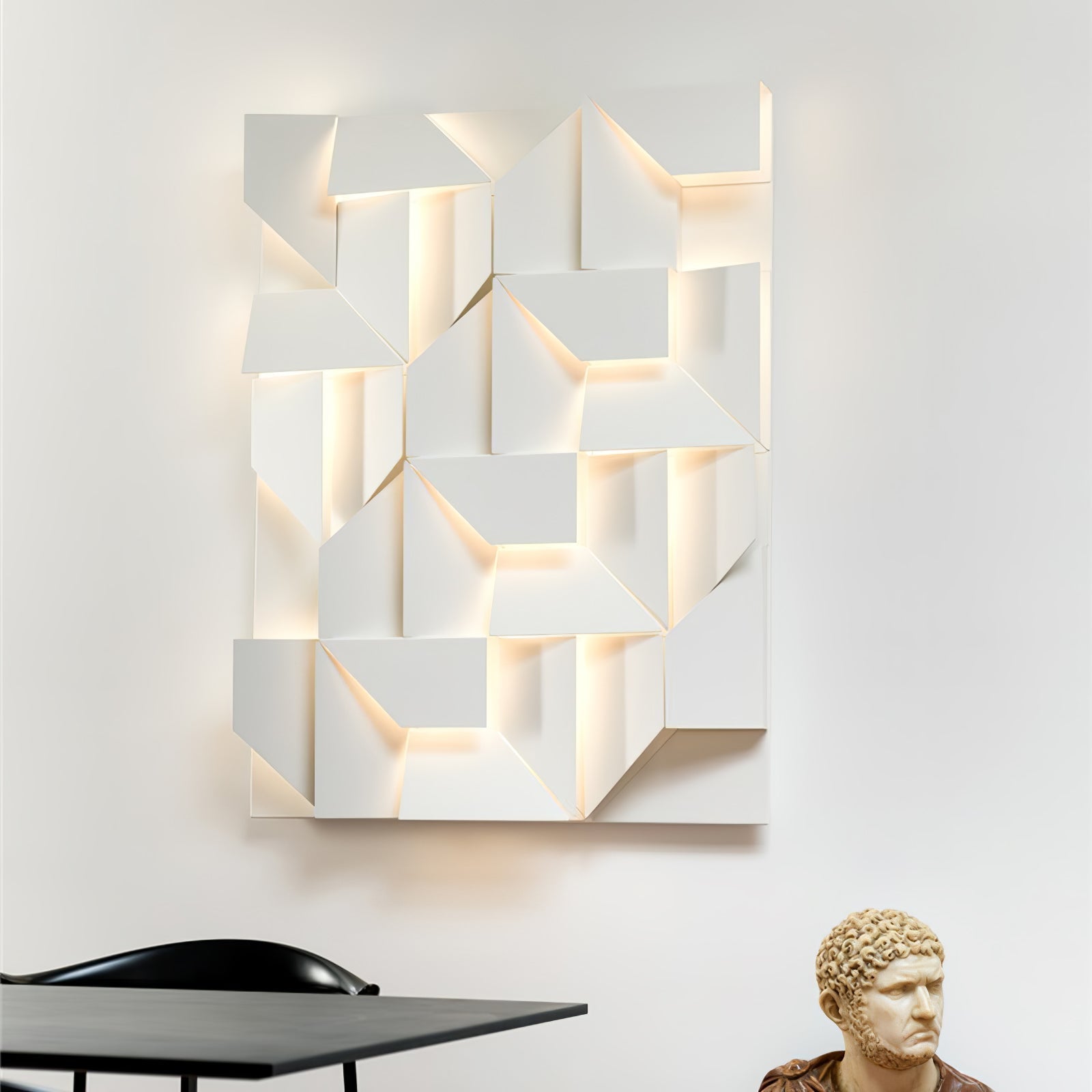 Kelsey Schatten Groß Sconce Wandleuchte-Las Sola