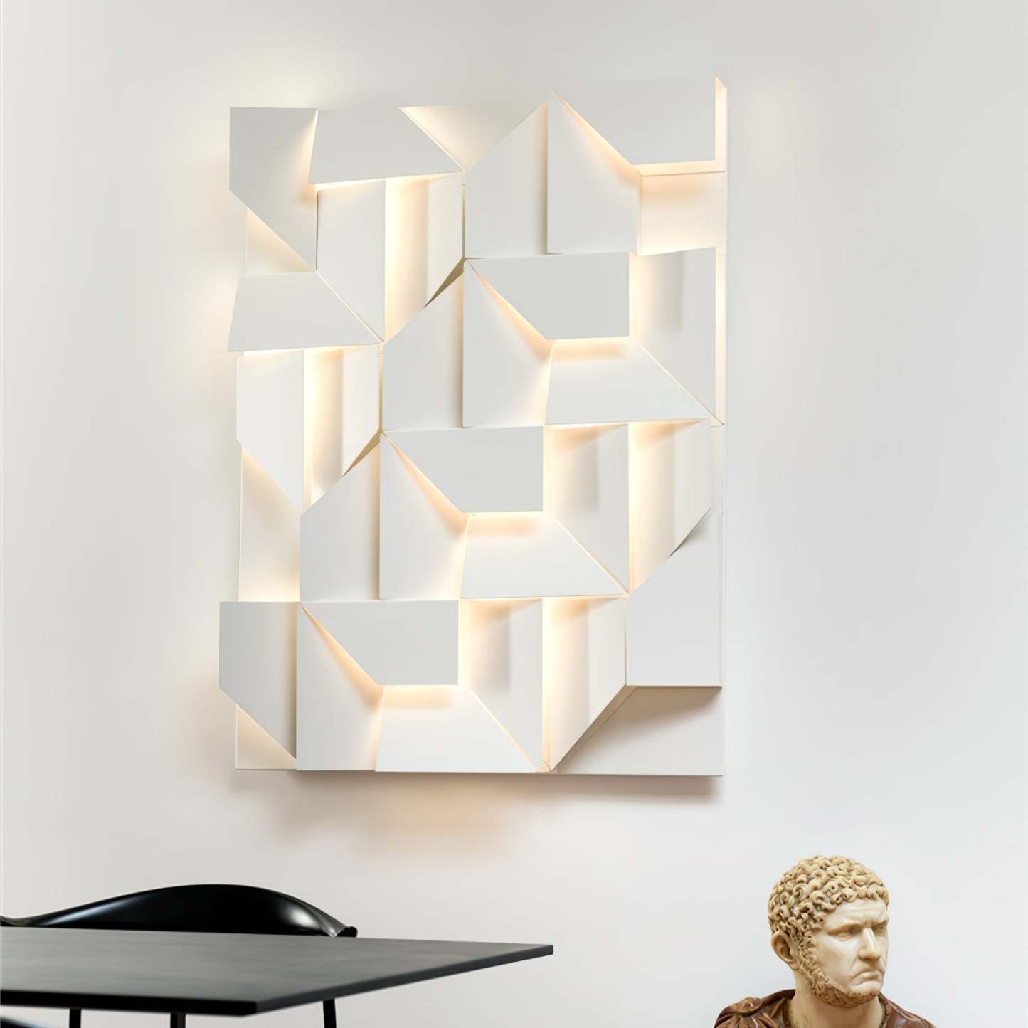 Kelsey Schatten Groß Sconce Wandleuchte-Las Sola