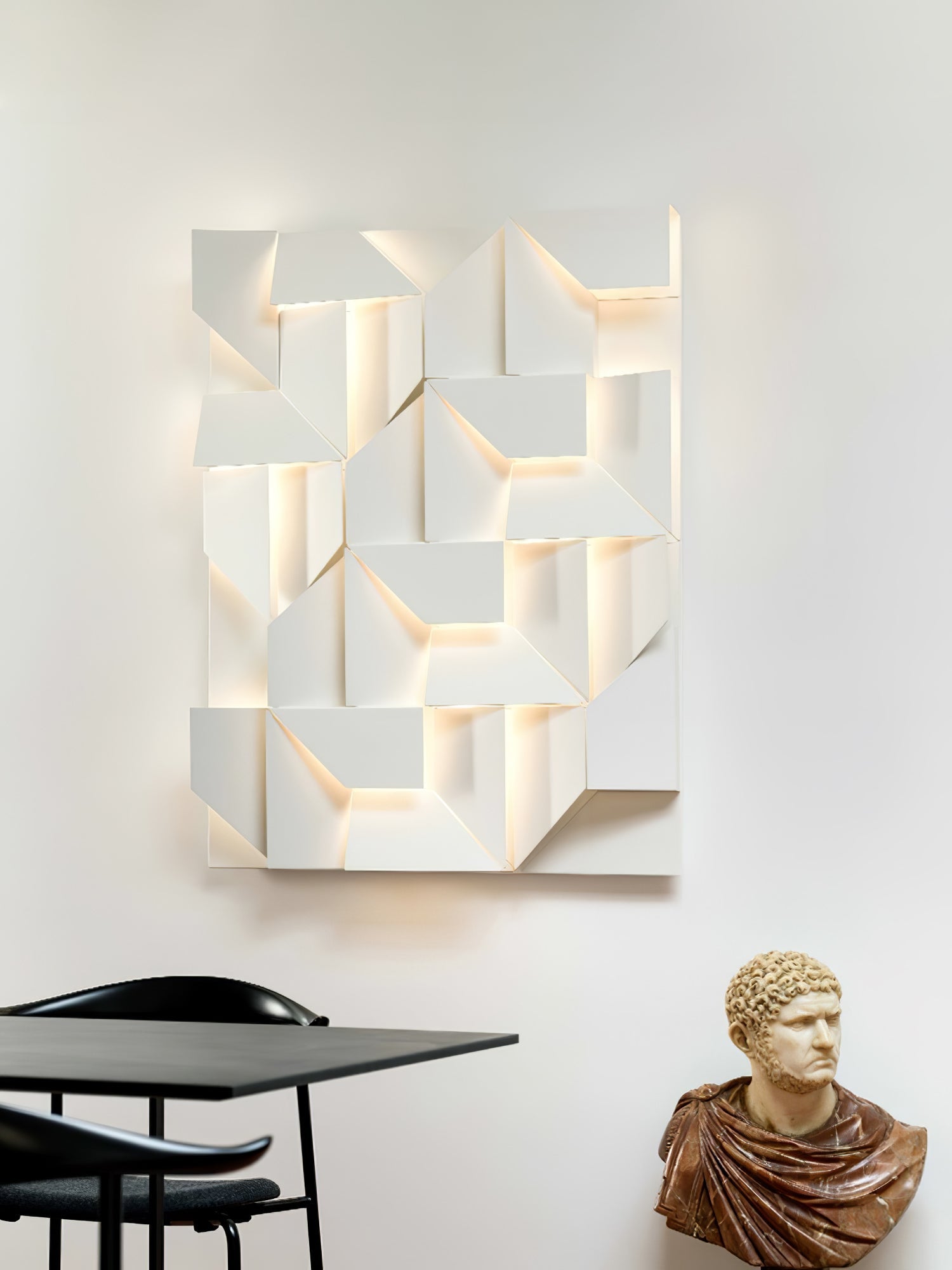 Kelsey Schatten Groß Sconce Wandleuchte-Las Sola