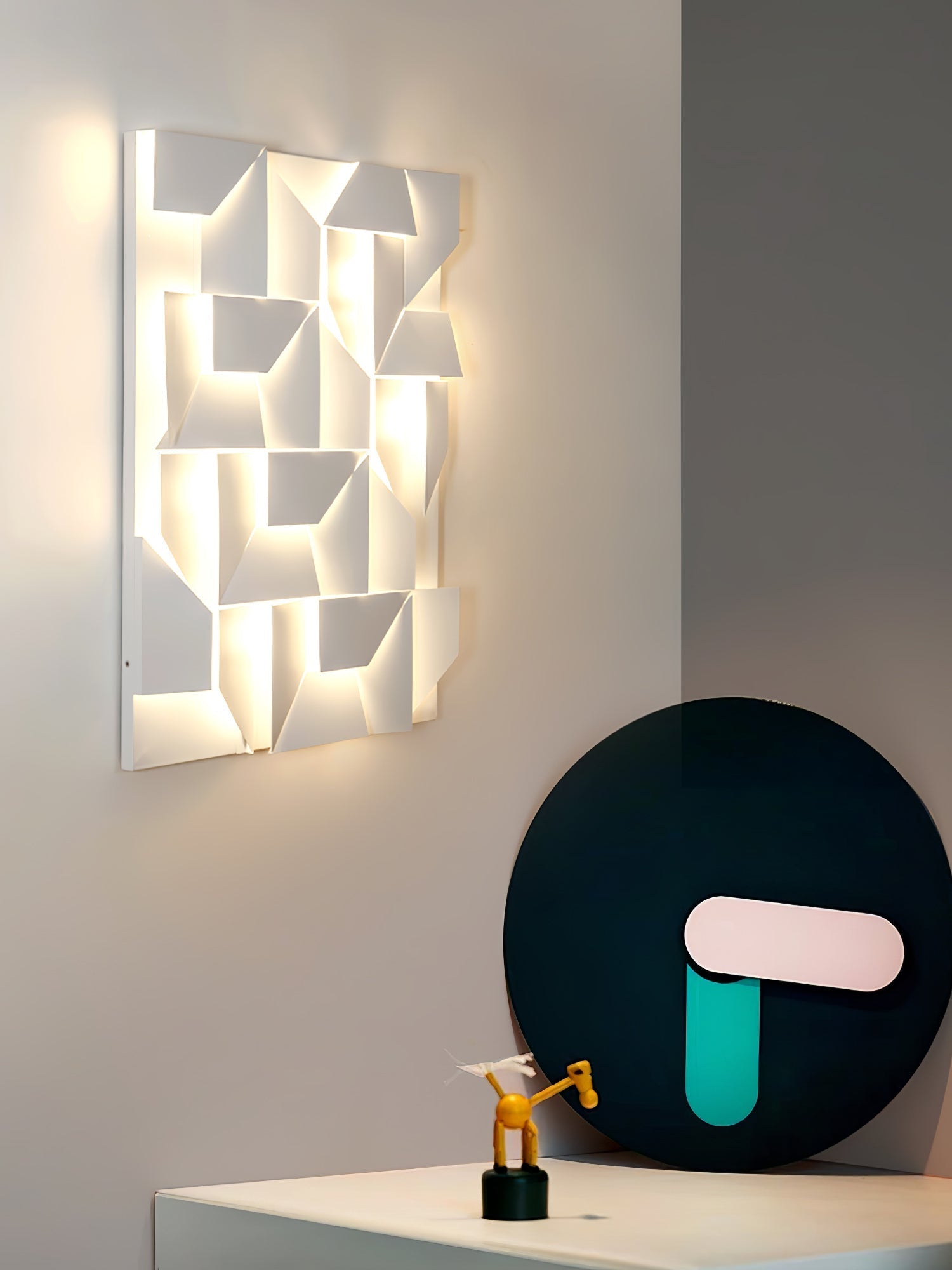 Kelsey Schatten Groß Sconce Wandleuchte-Las Sola
