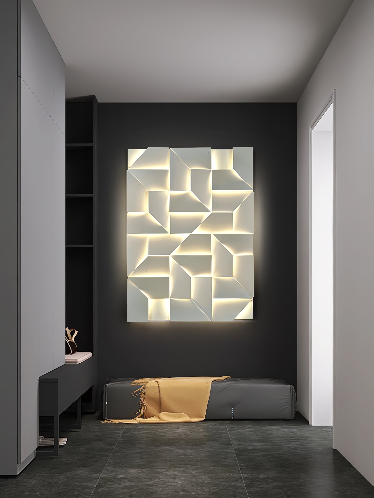 Kelsey Schatten Groß Sconce Wandleuchte-Las Sola