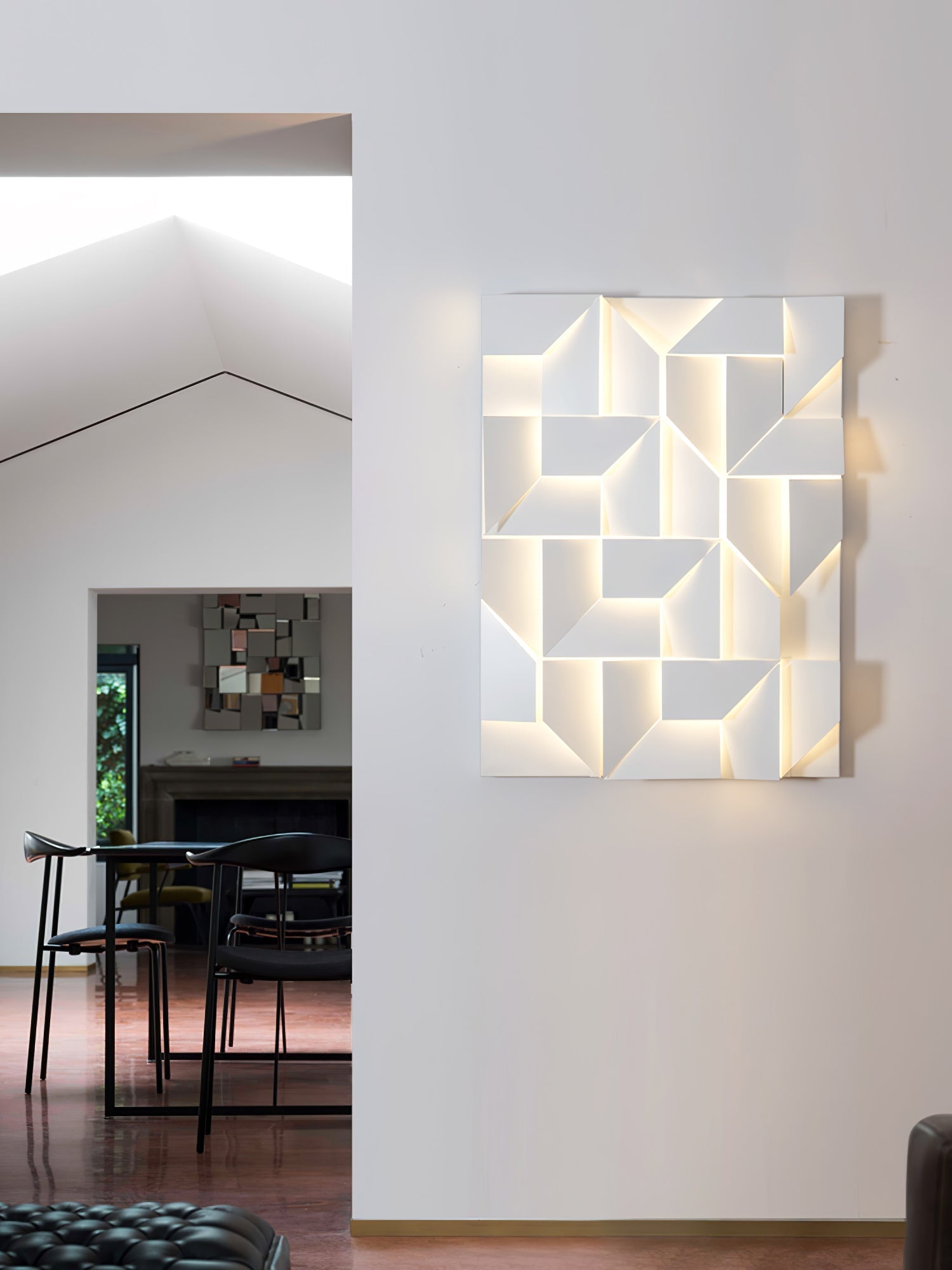 Kelsey Schatten Groß Sconce Wandleuchte-Las Sola
