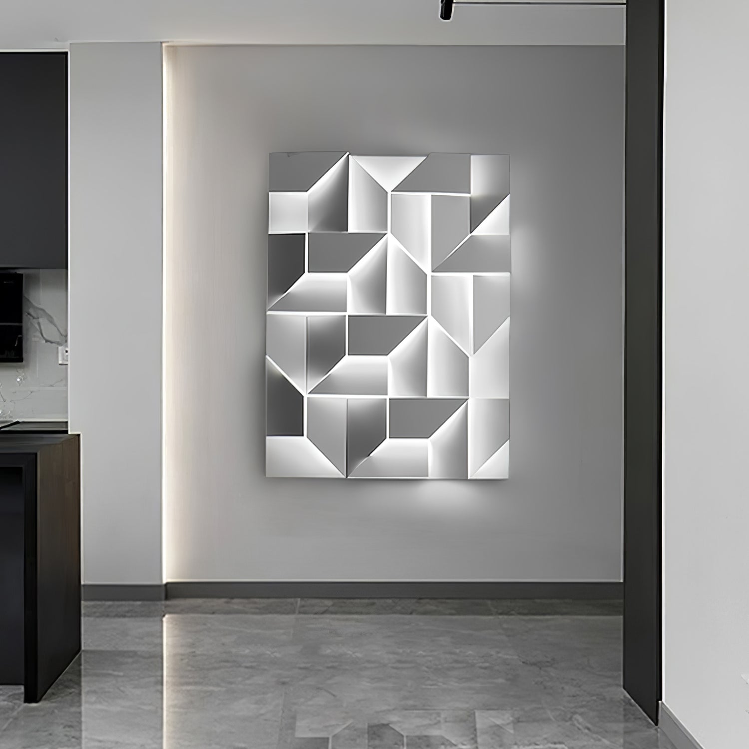 Kelsey Schatten Groß Sconce Wandleuchte-Las Sola