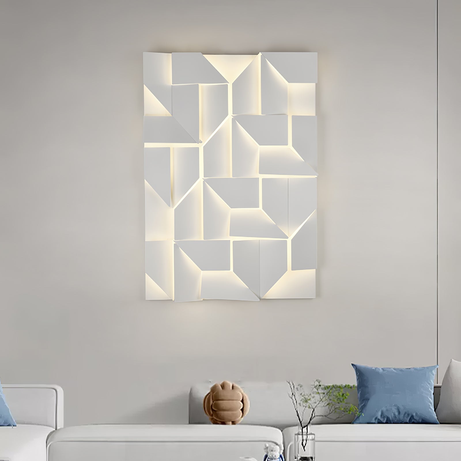 Kelsey Schatten Groß Sconce Wandleuchte-Las Sola