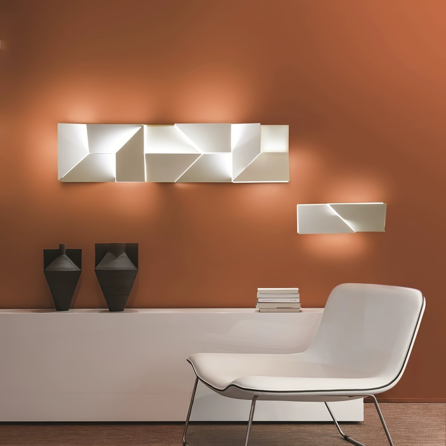Kelsey Schatten Groß Sconce Wandleuchte-Las Sola
